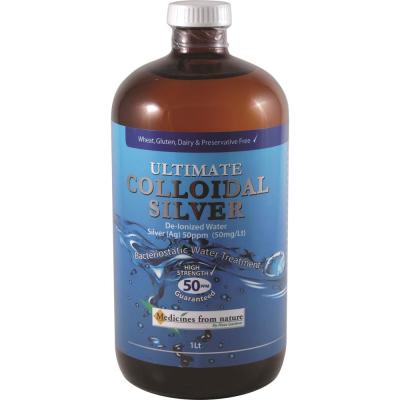 Medicines From Nature Ultimate Colloidal Silver 50ppm 1L